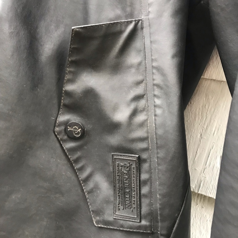 Pendleton Women’s Rain Jacket, Black With Striped… - image 8